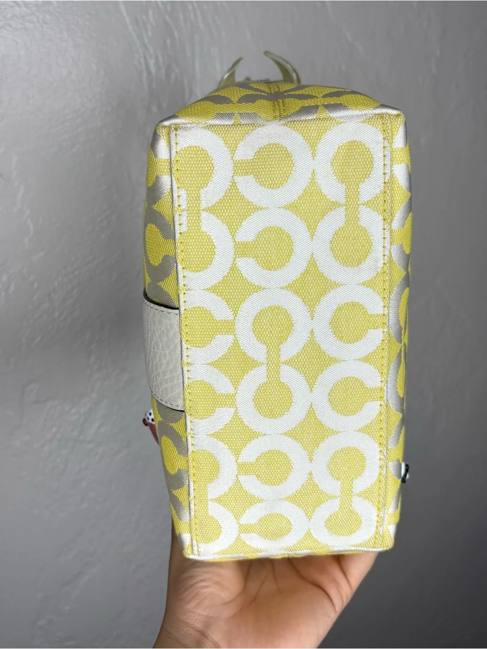 RAREEE Coach Julia Outline Op Art small shoulder bag  💛🤍